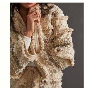 Anthropologie brand (Dolan).  Off-white XL.  Worn once.